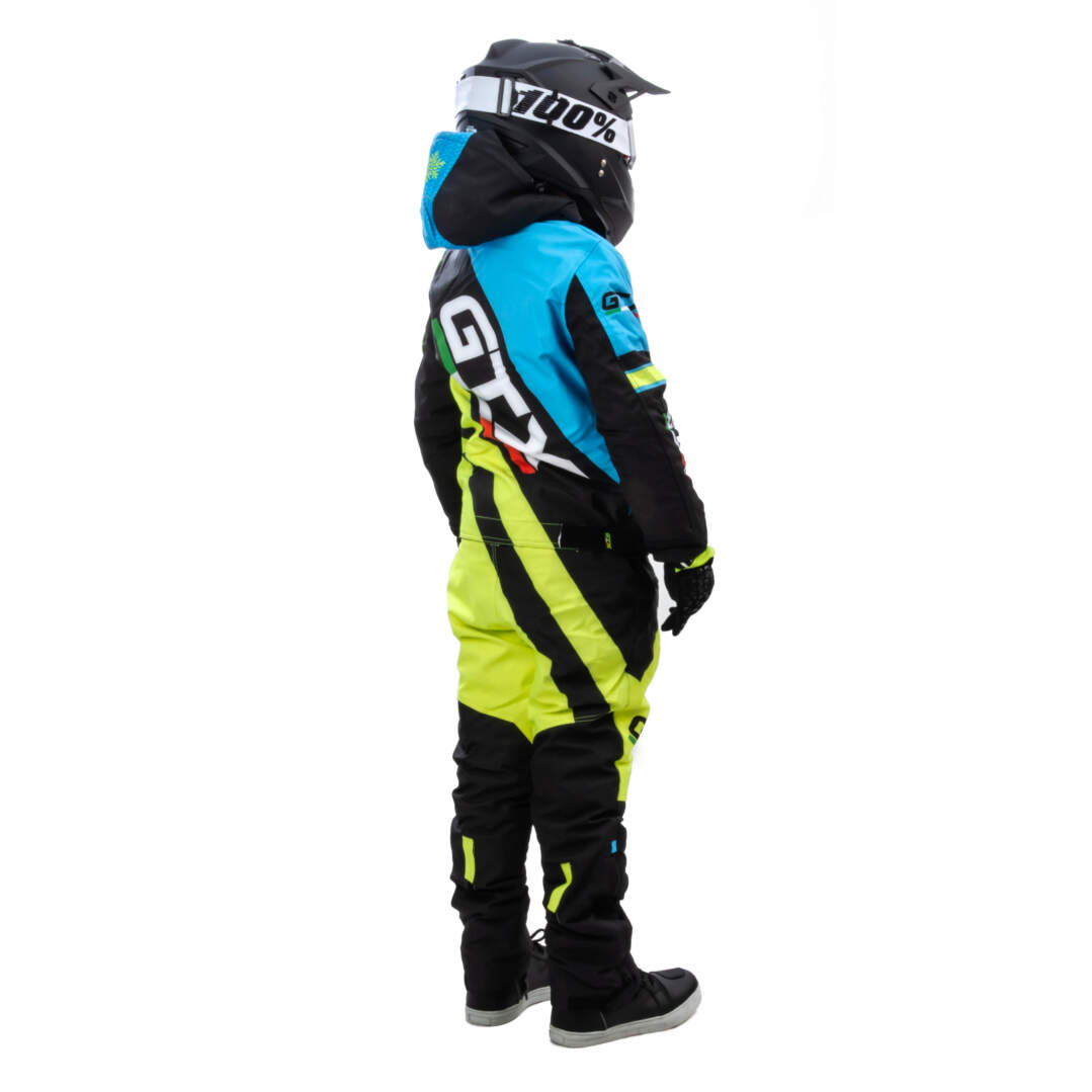 Комбинезон для снегохода (детский) GTX №6 blue-yellow (текстиль) (12Y) Комбинезон для снегохода (детский) GTX №6 blue-yellow (текстиль) (12Y)