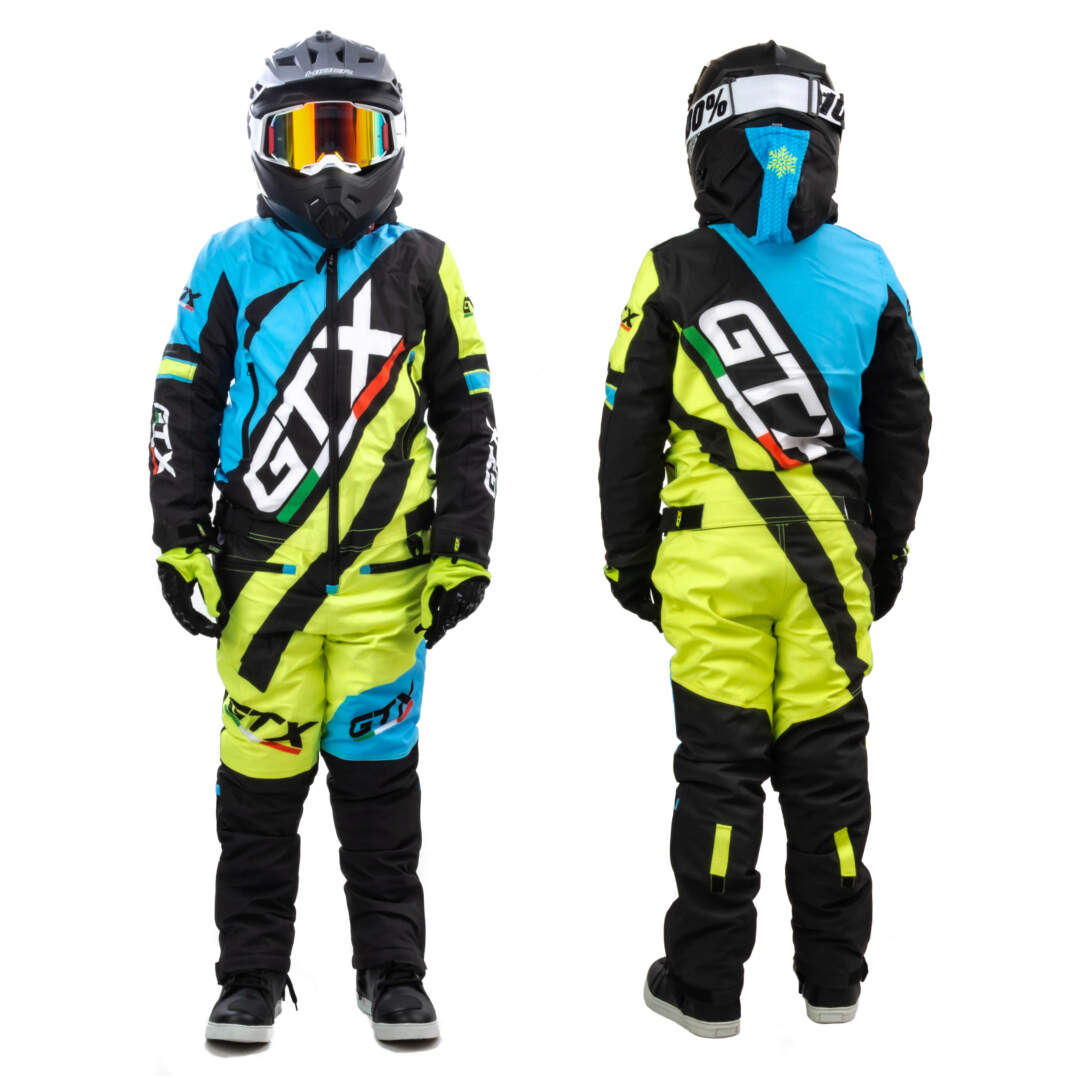 Комбинезон для снегохода (детский) GTX №6 blue-yellow (текстиль) (14Y) Комбинезон для снегохода (детский) GTX №6 blue-yellow (текстиль) (14Y)