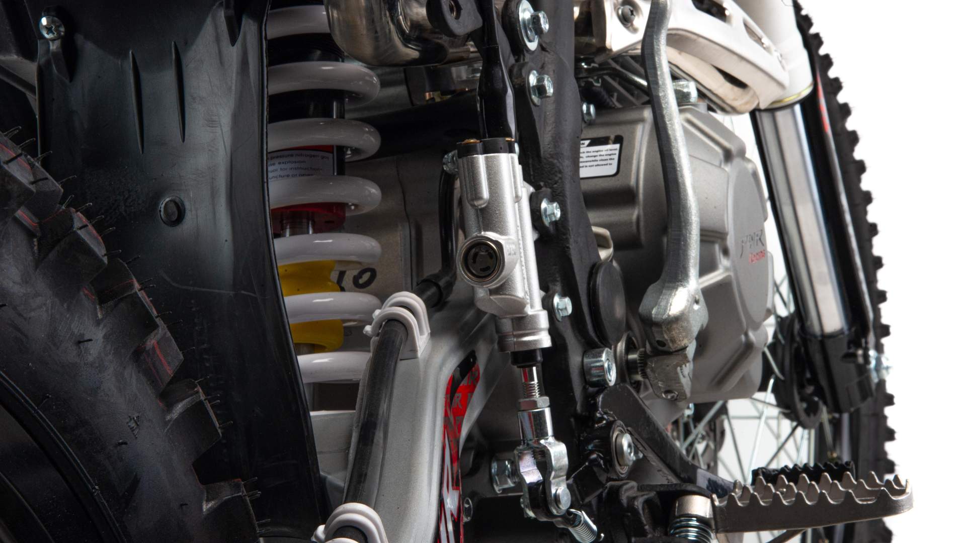 Мотоцикл Кросс PWR FZ250 (172FMM) (4V) (4-х клапанный) красный  Мотоцикл Кросс PWR FZ250 (172FMM) (4V) (4-х клапанный) красный