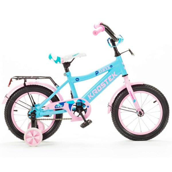 Велосипед 14" KROSTEK ONYX GIRL (500116) (голубой)