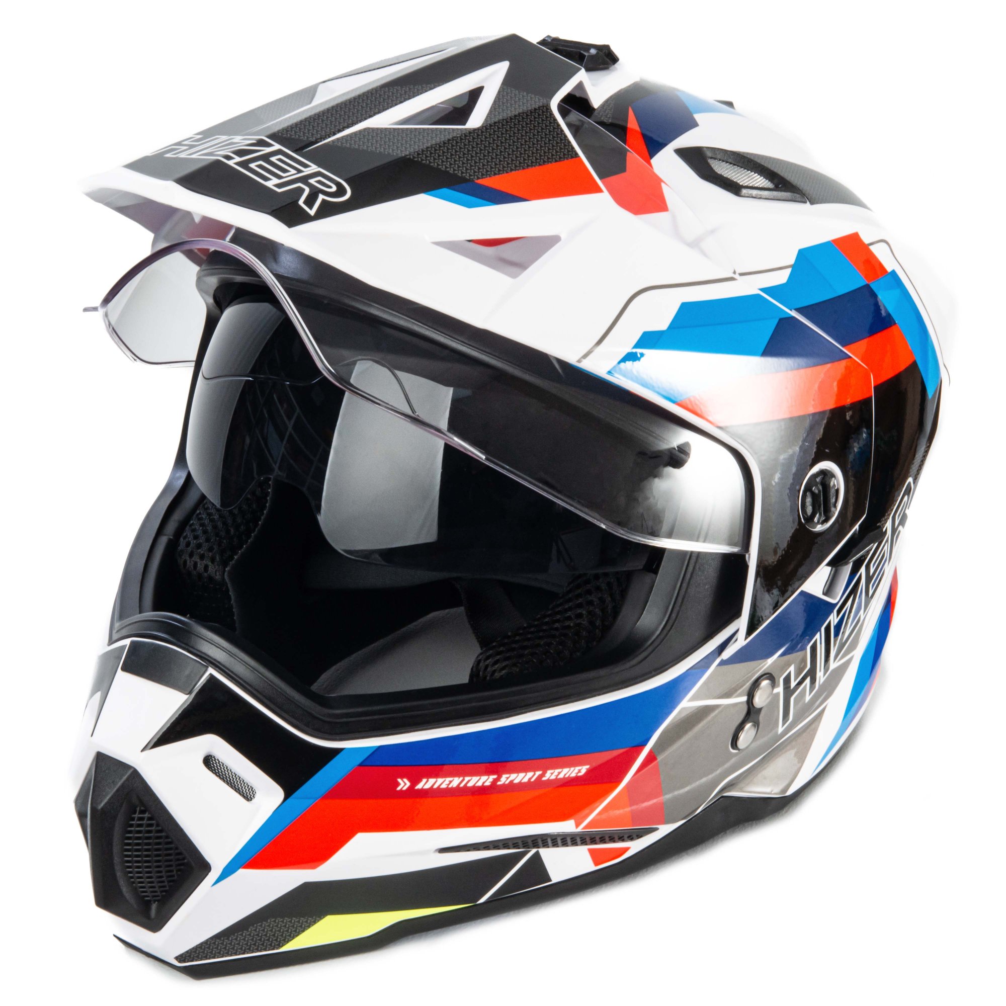 Шлем мото мотард HIZER J6802 №7 (M) ADVENTURE (2 визора) Шлем мото мотард HIZER J6802 №7 (M) ADVENTURE (2 визора)